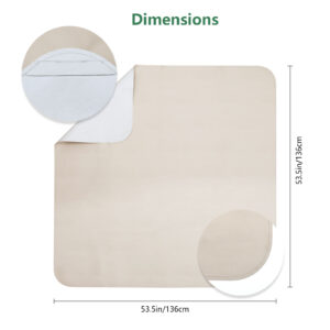 Double Sided Vegan Leather Mat - Midi